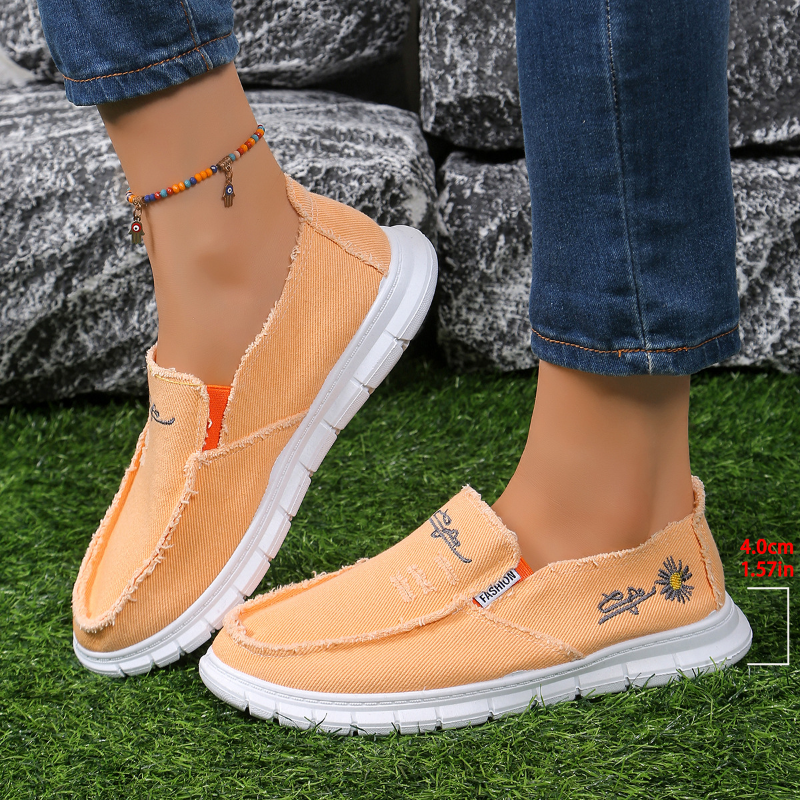 Embroidery Canvas - Men's Canvas Shoes 2025 New Work