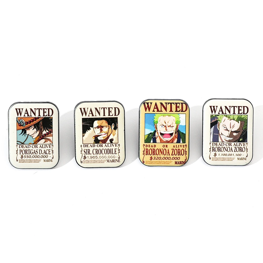 Embroidery Tulle - 4 Pcs Fashion Cartoon Anime Brooch
