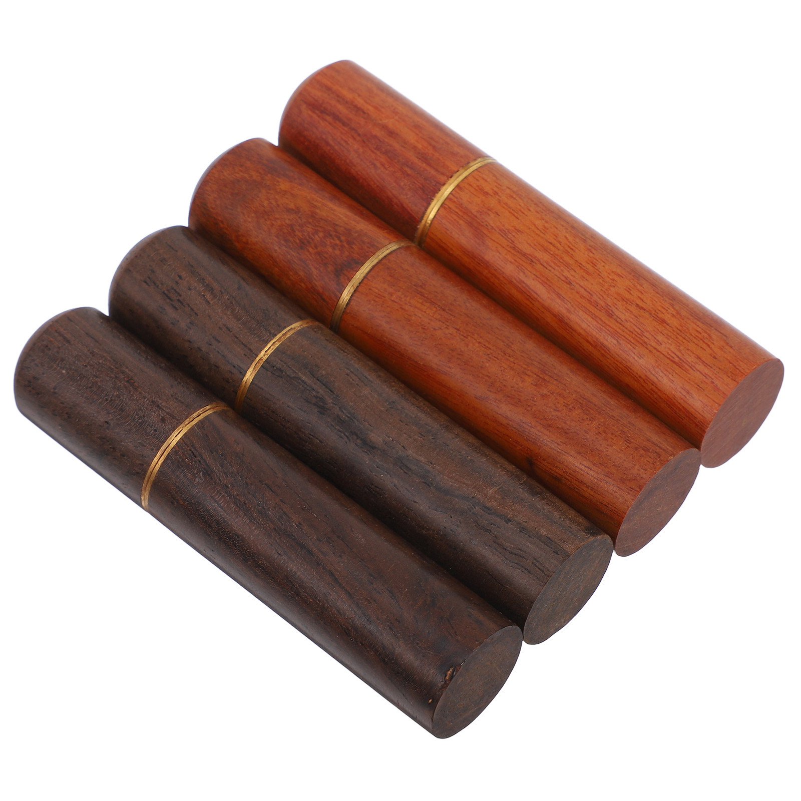 Embroidery Texture - 4Pcs Needle Case Wooden Style Elegant