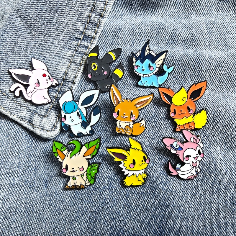 Embroidery Tulle - Hot 9 Pcs Anime Elf Brooch