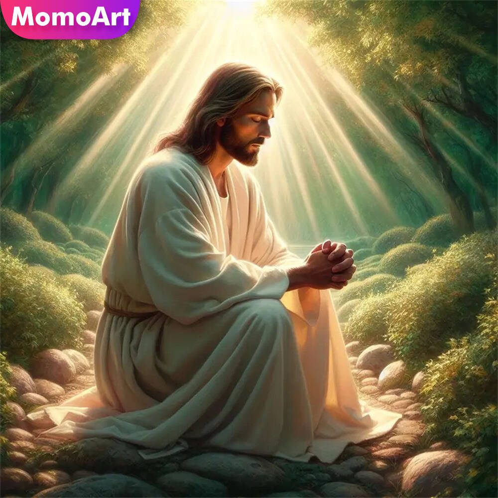 Momoart Religion Diamond Paint - Embroidery Jesus บทวิจารณ์และราคา