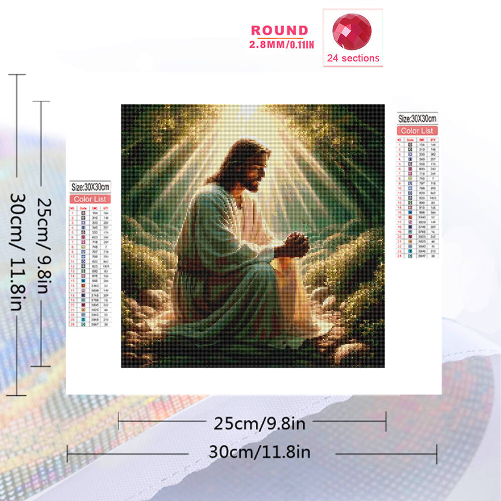 Momoart Religion Diamond Paint - Embroidery Jesus บทวิจารณ์และราคา