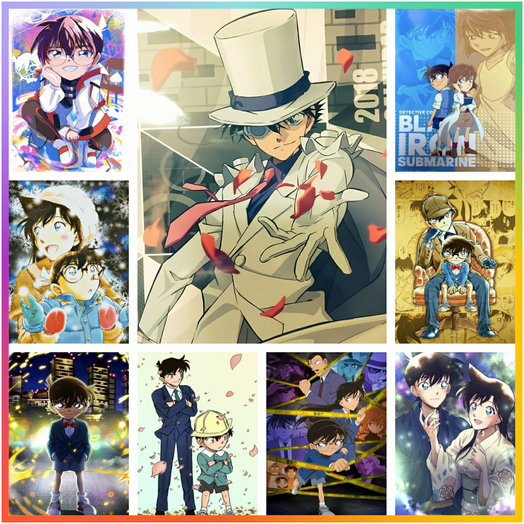Detective Conan Japanese Anime - Embroidery Canvas บทวิจารณ์และราคา