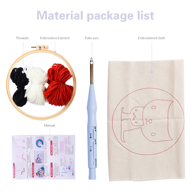 Punch Needle Embroidery Kit St - Embroidery Xmas Decorations บทวิจารณ์และราคา