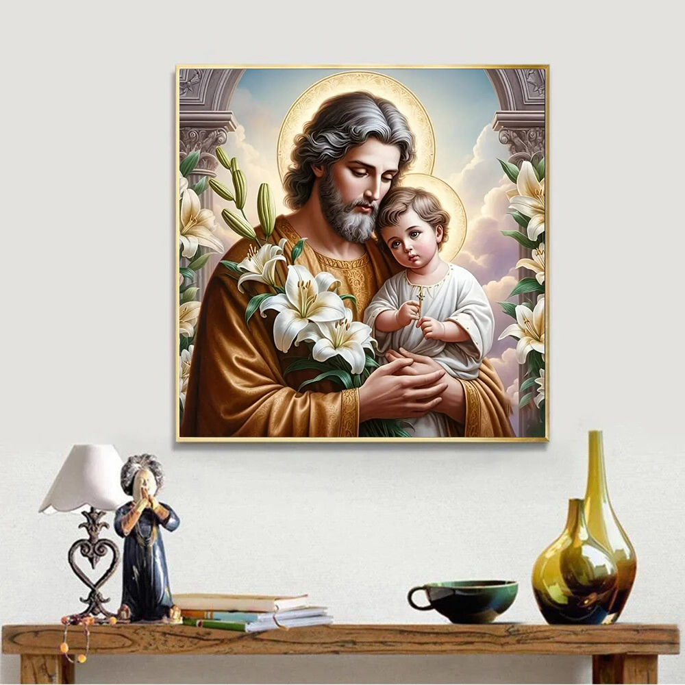 Jesus Religion Diamond Paintin - Embroidery Jesus บทวิจารณ์และราคา