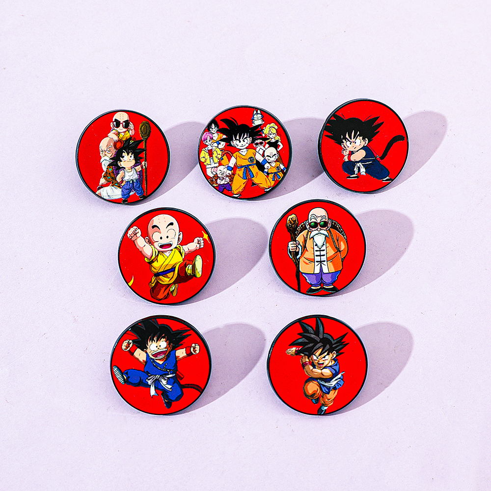 7 Pcs Funny Anime Brooch Fashi - Embroidery Tulle บทวิจารณ์และราคา