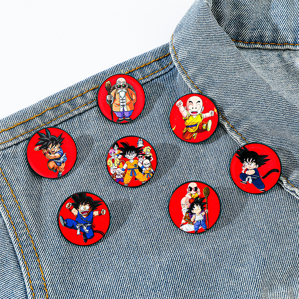 7 Pcs Funny Anime Brooch Fashi - Embroidery Tulle บทวิจารณ์และราคา