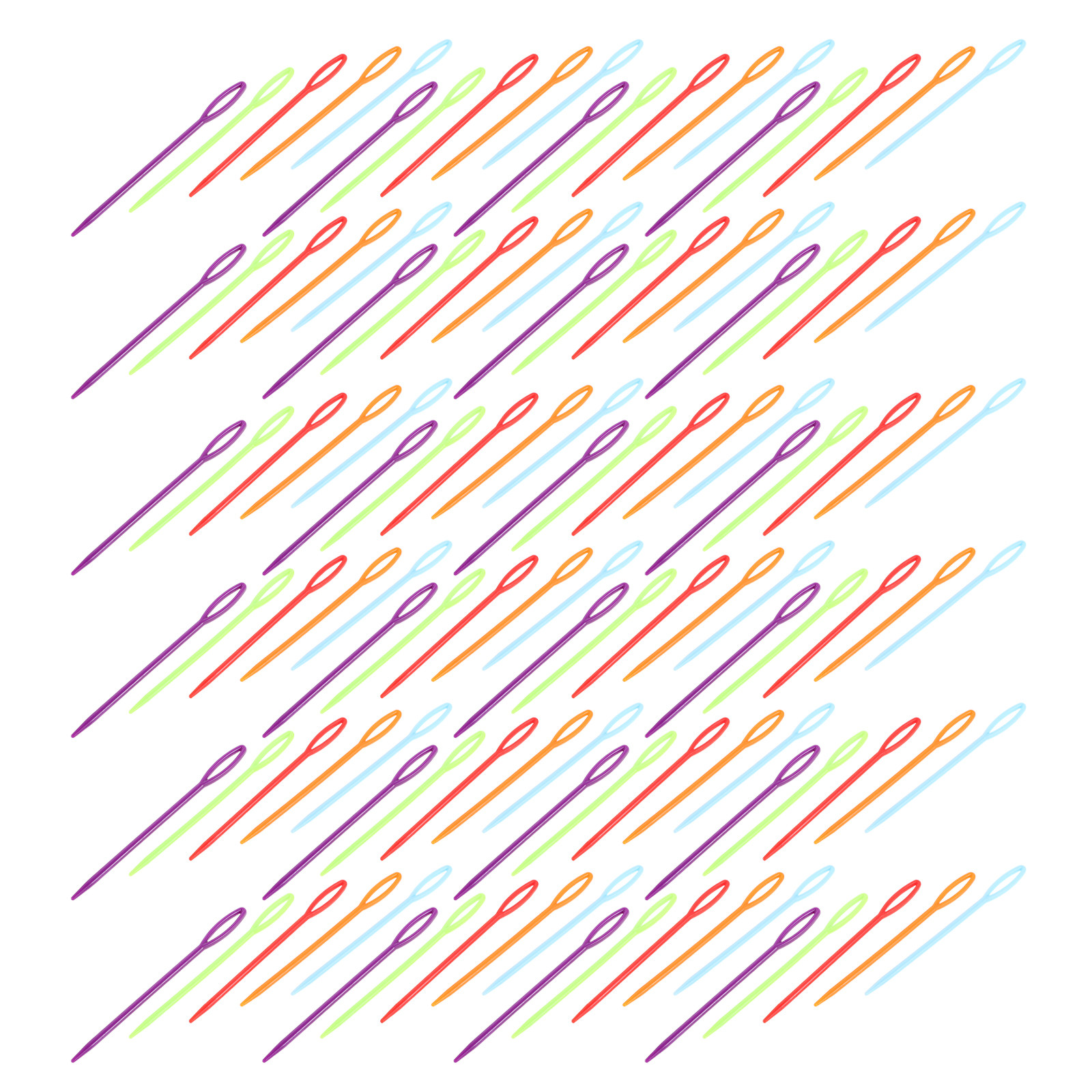 200Pcs Plastic Yarn Needles Se - Embroidery Needles บทวิจารณ์และราคา