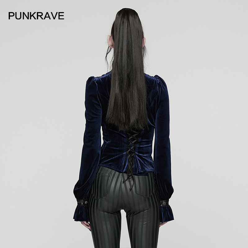 PUNK RAVE Women's Goth Gorgeou - Embroidery Texture บทวิจารณ์และราคา