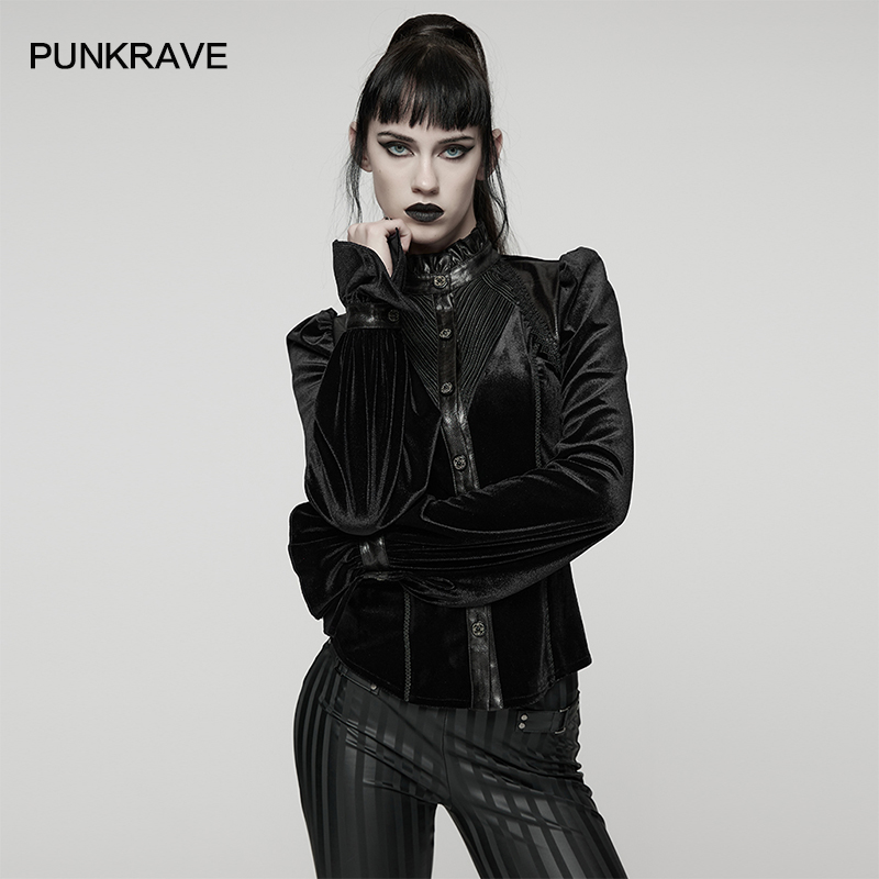 PUNK RAVE Women's Goth Gorgeou - Embroidery Texture บทวิจารณ์และราคา