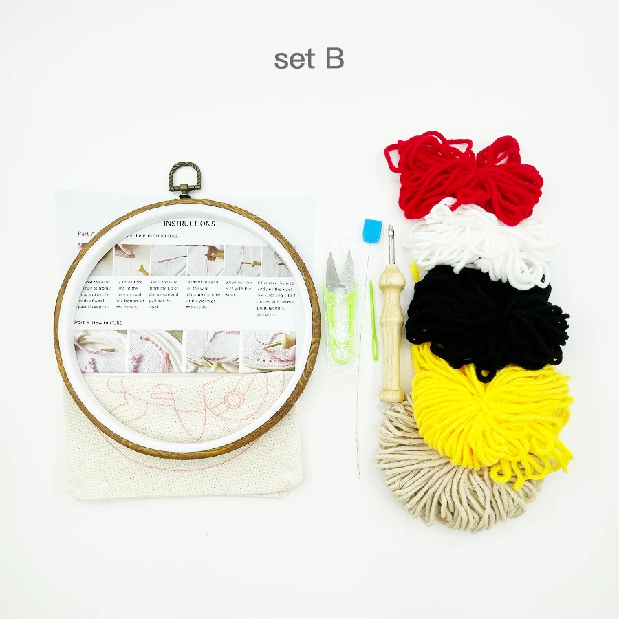 Xmas Punch Needle Embroidery K - Embroidery Xmas Decorations บทวิจารณ์และราคา