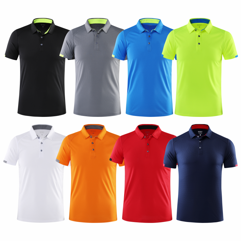 Quick Dry Sports POLO Shirt Fi - Embroidery Blouse บทวิจารณ์และราคา