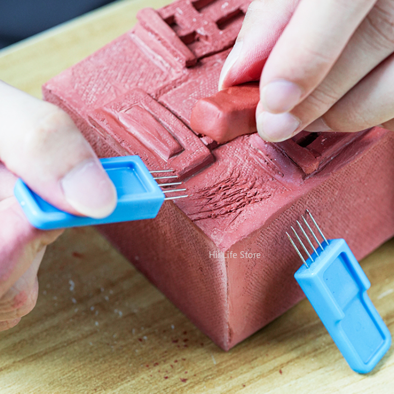 Pottery Tools Five-pin Scratch - Embroidery Texture บทวิจารณ์และราคา