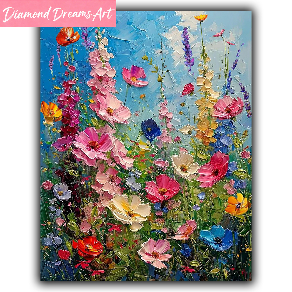 Frameless,5D DIY Full Square D - Embroidery Daisy บทวิจารณ์และราคา