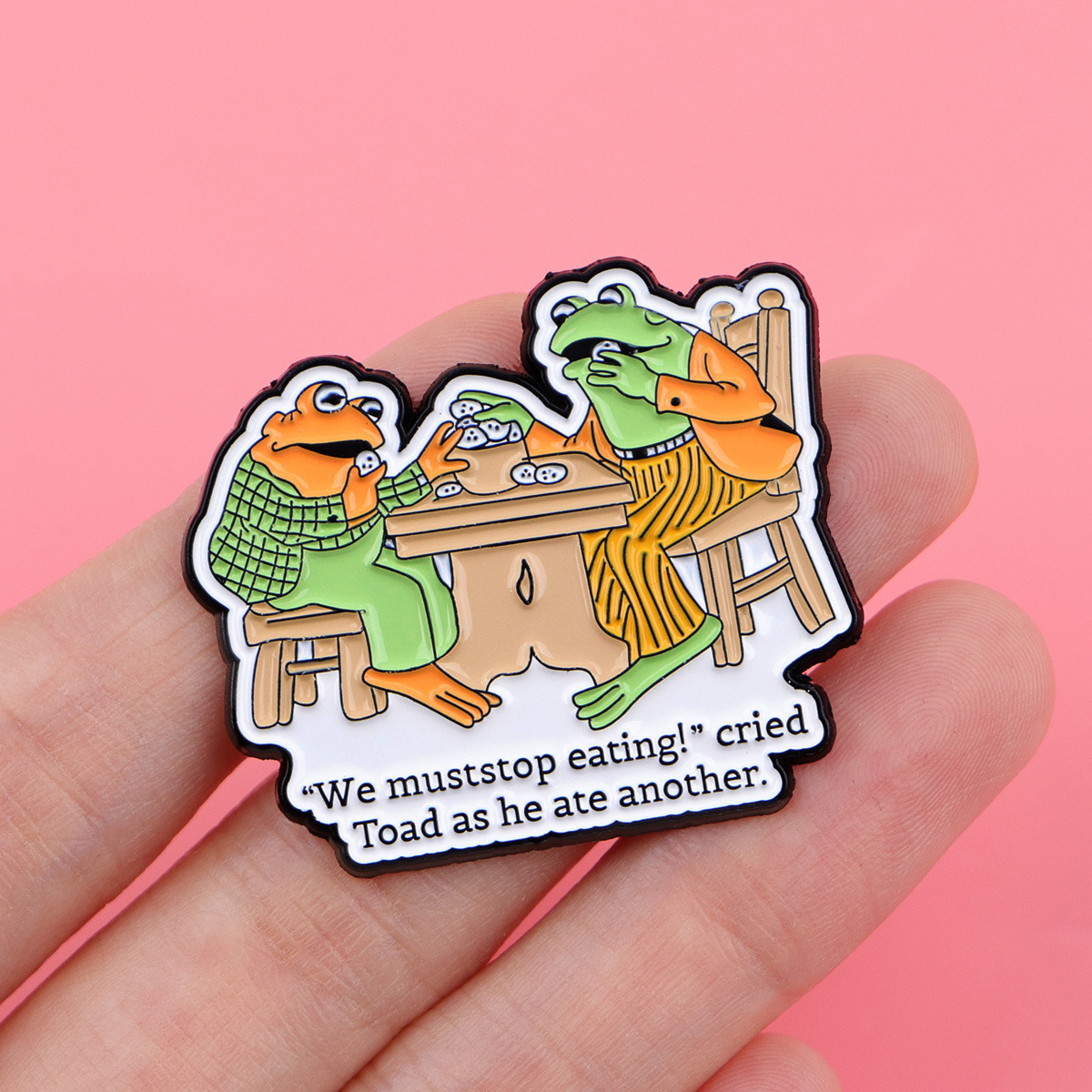 Cartoon Frog Brooch Pin Badge  - Embroidery Tulle บทวิจารณ์และราคา