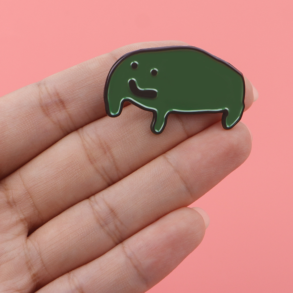 Cartoon Frog Brooch Pin Badge  - Embroidery Tulle บทวิจารณ์และราคา