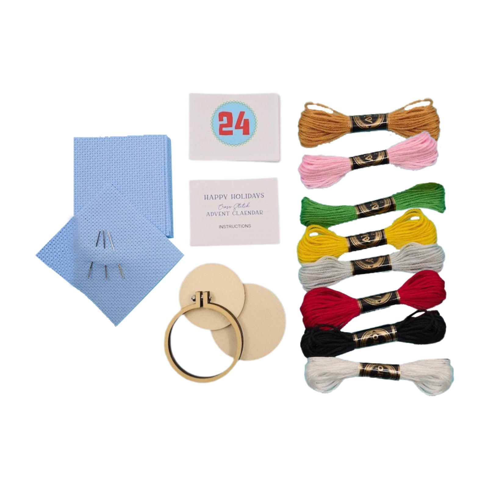Christmas Advent Calendar,Xmas - Embroidery Xmas Decorations บทวิจารณ์และราคา