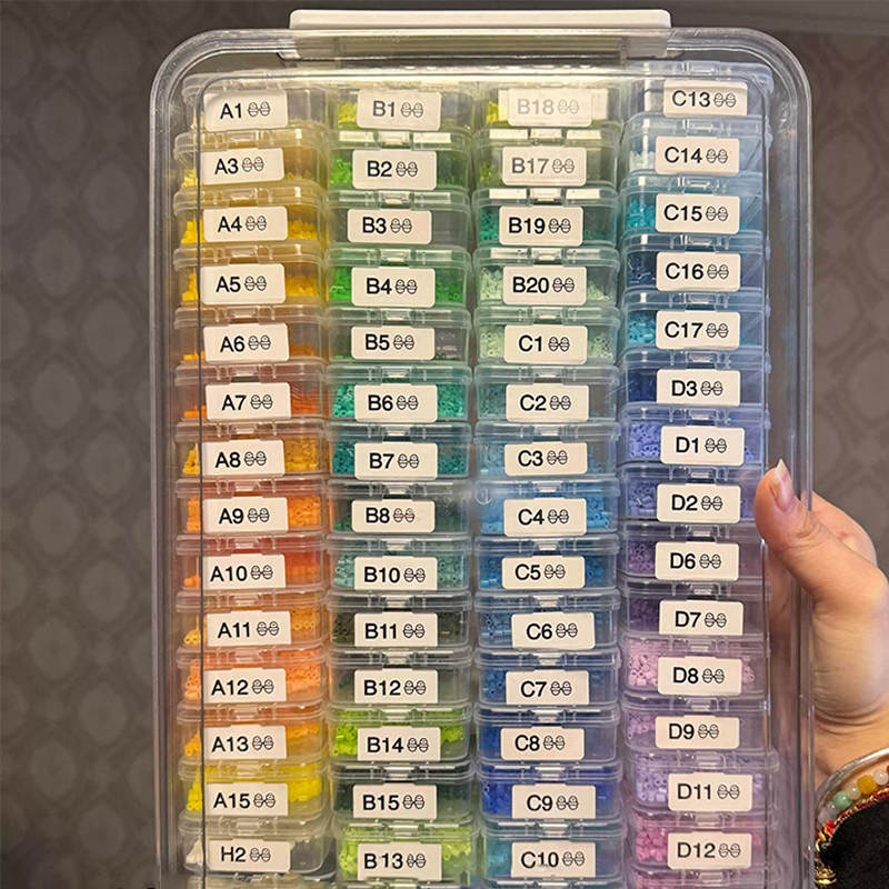 60pcs Transparent Plastic Stor - Embroidery Beads บทวิจารณ์และราคา