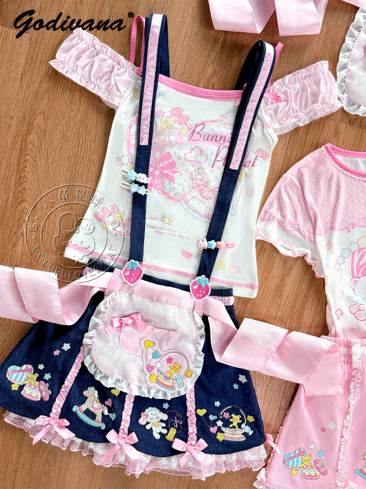 Lolita Daughters Clothes Cute  - Embroidery Blouse บทวิจารณ์และราคา
