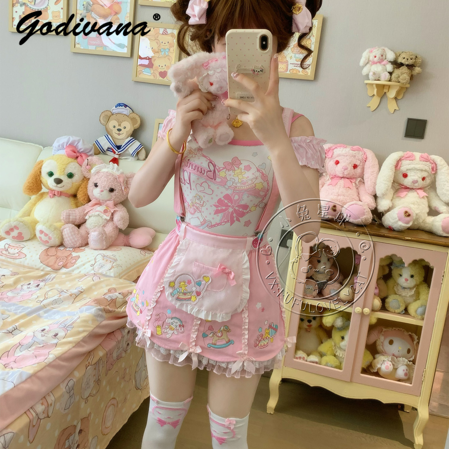 Lolita Daughters Clothes Cute  - Embroidery Blouse บทวิจารณ์และราคา