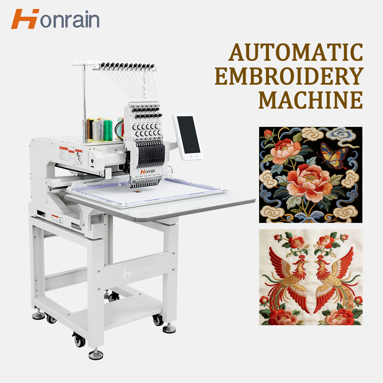 HONRAIN Computerized Single He - Embroidery Machine Computerized บทวิจารณ์และราคา