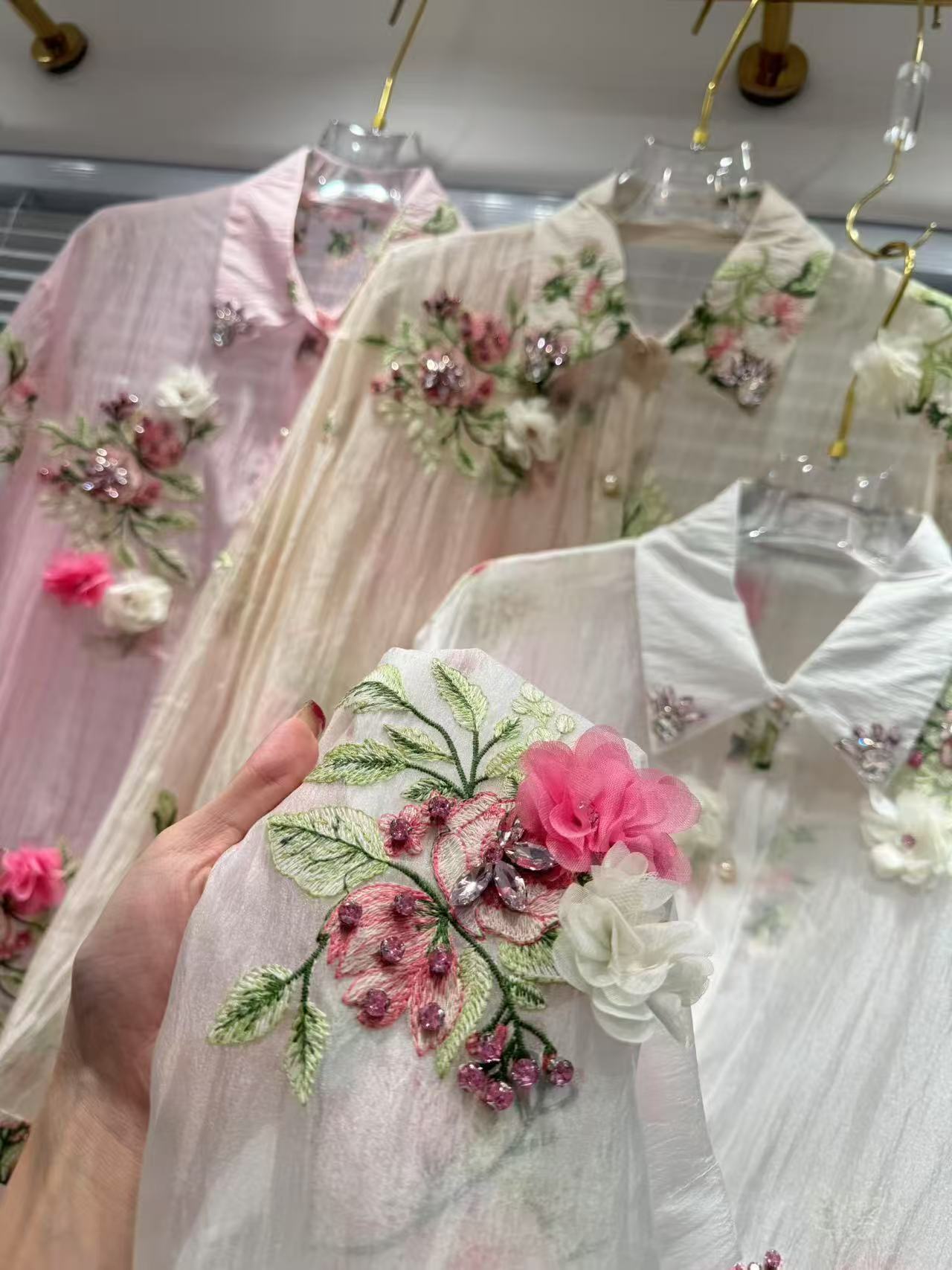 Luxury Style Flowers Embroider - Embroidery Daisy บทวิจารณ์และราคา