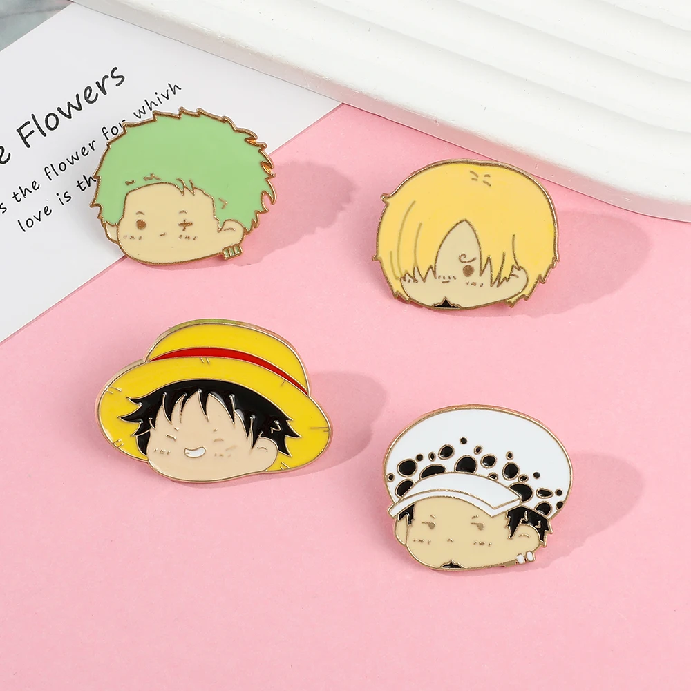 4 Pcs Anime Character Brooch S - Embroidery Tulle บทวิจารณ์และราคา