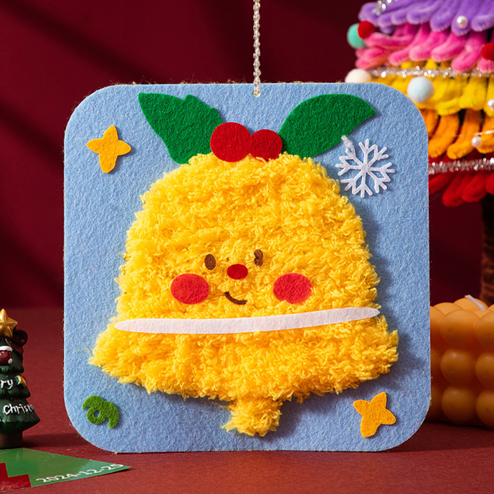Lovely Animal Embroidery Doll  - Embroidery Xmas Decorations บทวิจารณ์และราคา