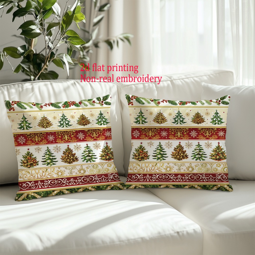 2pcs, 2D Flat Merry Christmas  - Embroidery Xmas Decorations บทวิจารณ์และราคา