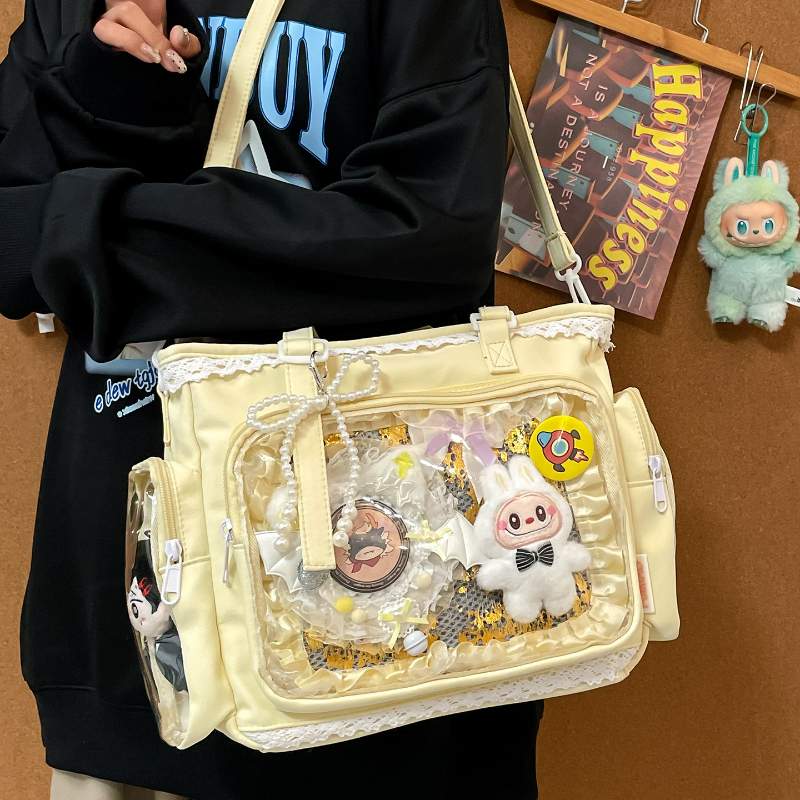 New Japanese Style Transparent - Embroidery Texture บทวิจารณ์และราคา