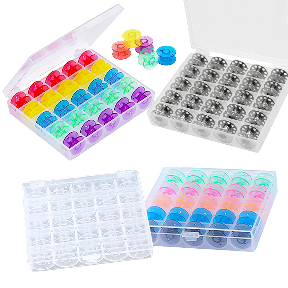 25Pcs/Set Plastic Threads Bobb - Embroidery Machine Computerized บทวิจารณ์และราคา