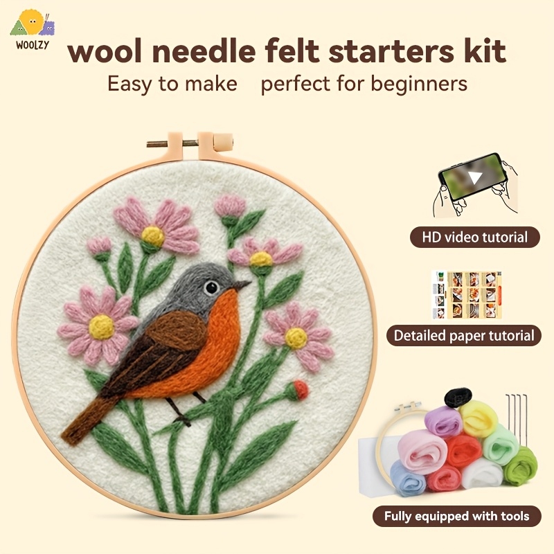 Robin & Daisy Felt Embroidery  - Embroidery Daisy บทวิจารณ์และราคา