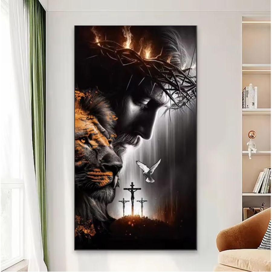 5D DIY Diamond Painting Jesus  - Embroidery Jesus บทวิจารณ์และราคา
