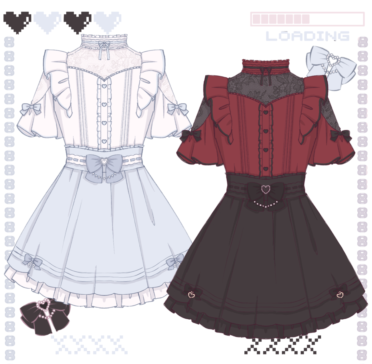 Japanese Rojita Mine Gothic St - Embroidery Blouse บทวิจารณ์และราคา
