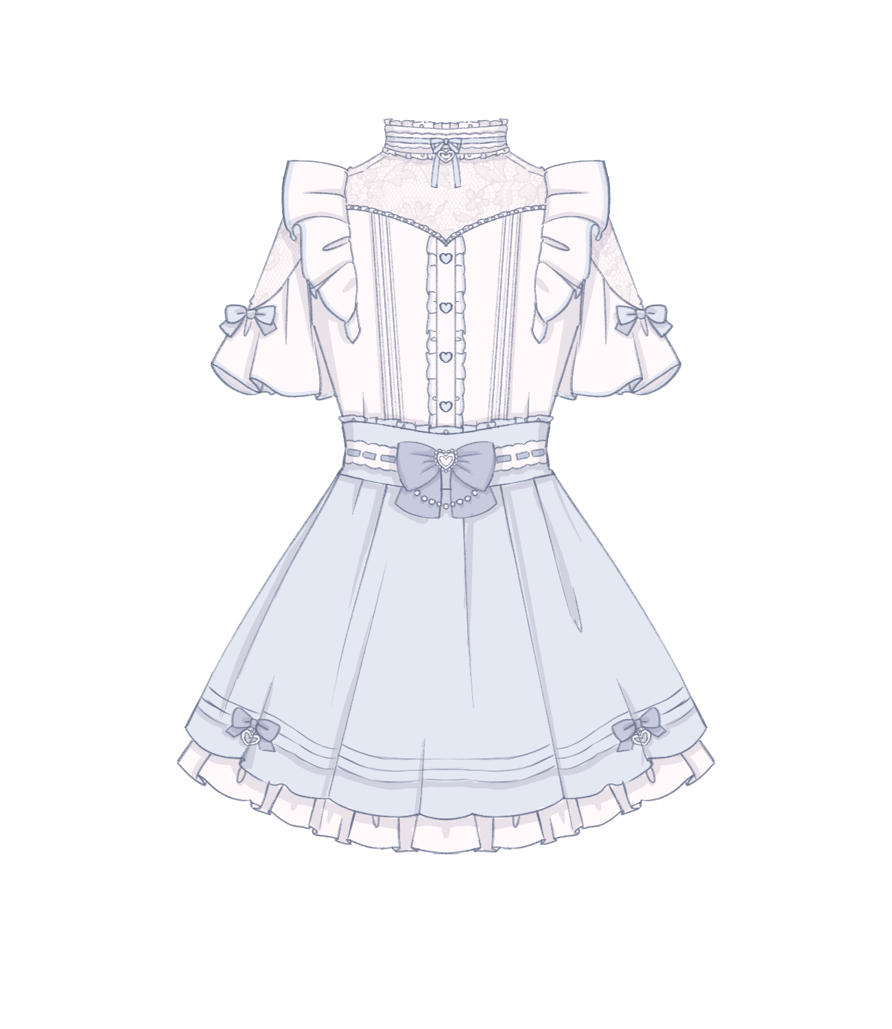Japanese Rojita Mine Gothic St - Embroidery Blouse บทวิจารณ์และราคา