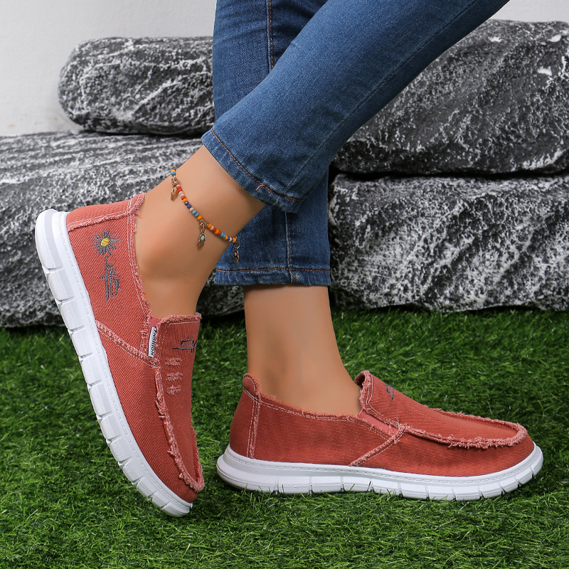 Men's Canvas Shoes 2025 New Wo - Embroidery Canvas บทวิจารณ์และราคา