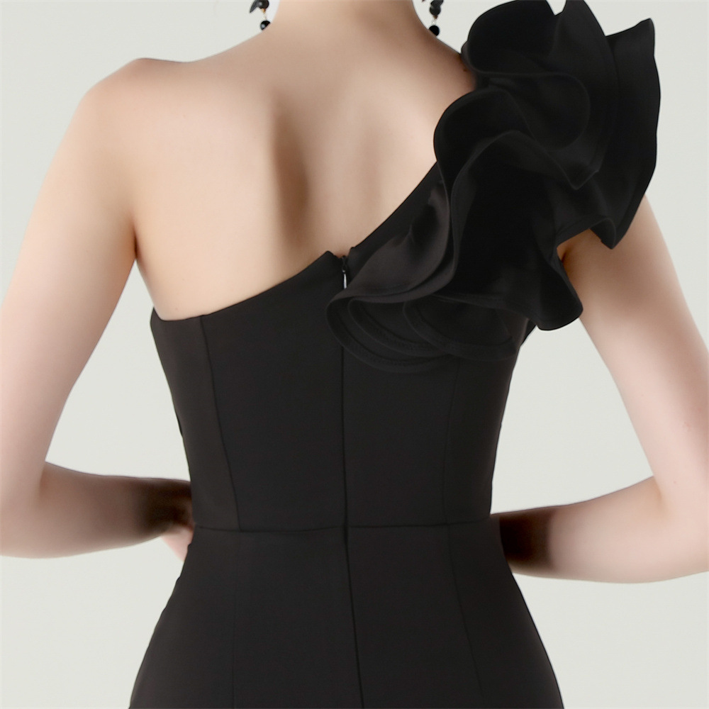 Elegant Evening Dress Women Me - Embroidery Beads บทวิจารณ์และราคา
