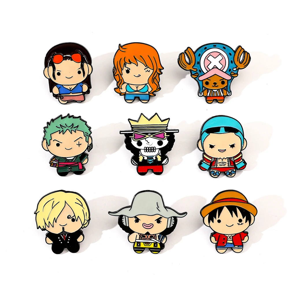 9 Pcs Creative Cartoon Brooch  - Embroidery Tulle บทวิจารณ์และราคา