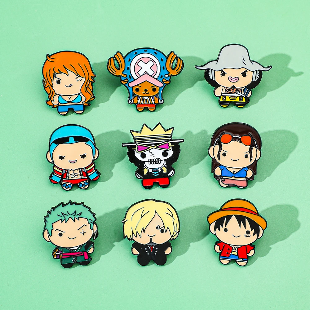 9 Pcs Creative Cartoon Brooch  - Embroidery Tulle บทวิจารณ์และราคา