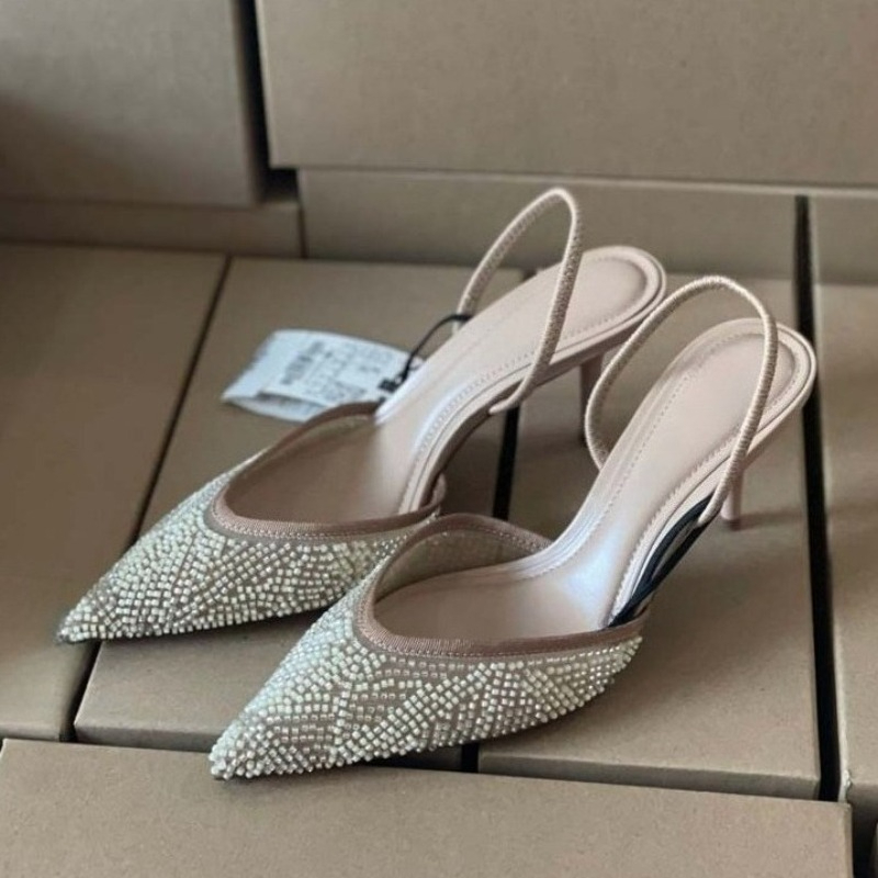 Autumn Luxury Women Dress Pump - Embroidery Beads บทวิจารณ์และราคา