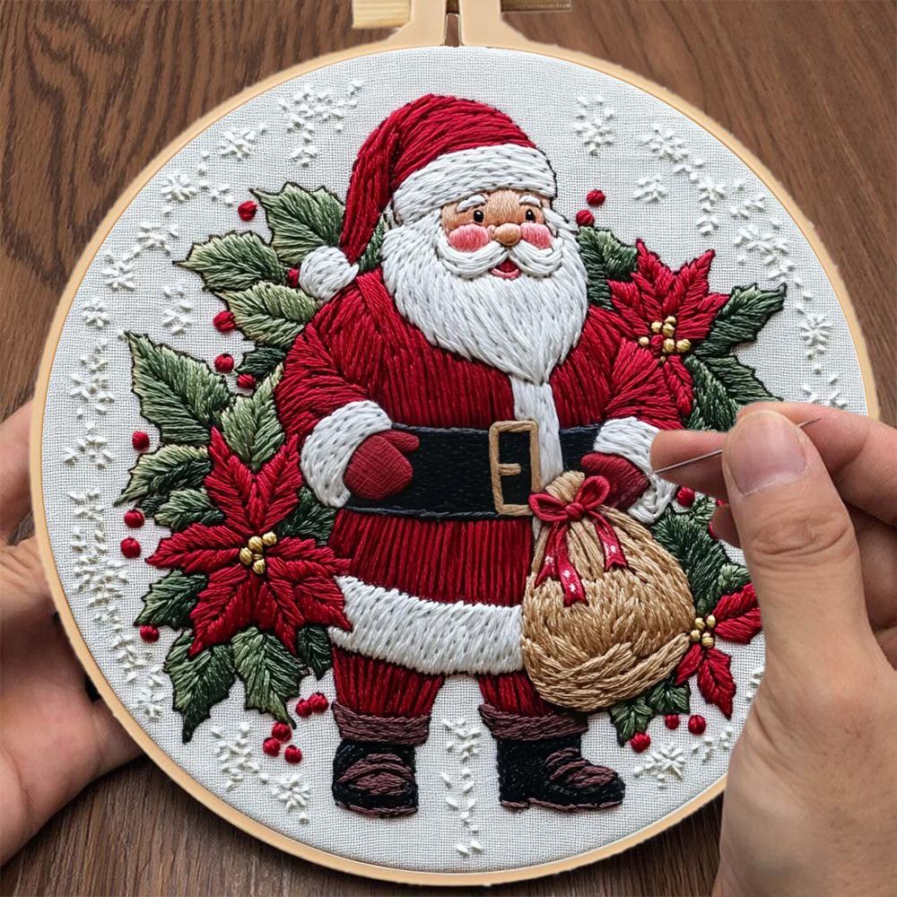 1 Set Christmas Embroidery Kit - Embroidery Xmas Decorations บทวิจารณ์และราคา