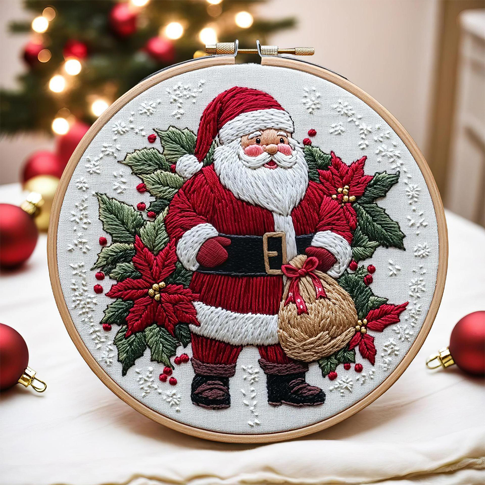 1 Set Christmas Embroidery Kit - Embroidery Xmas Decorations บทวิจารณ์และราคา