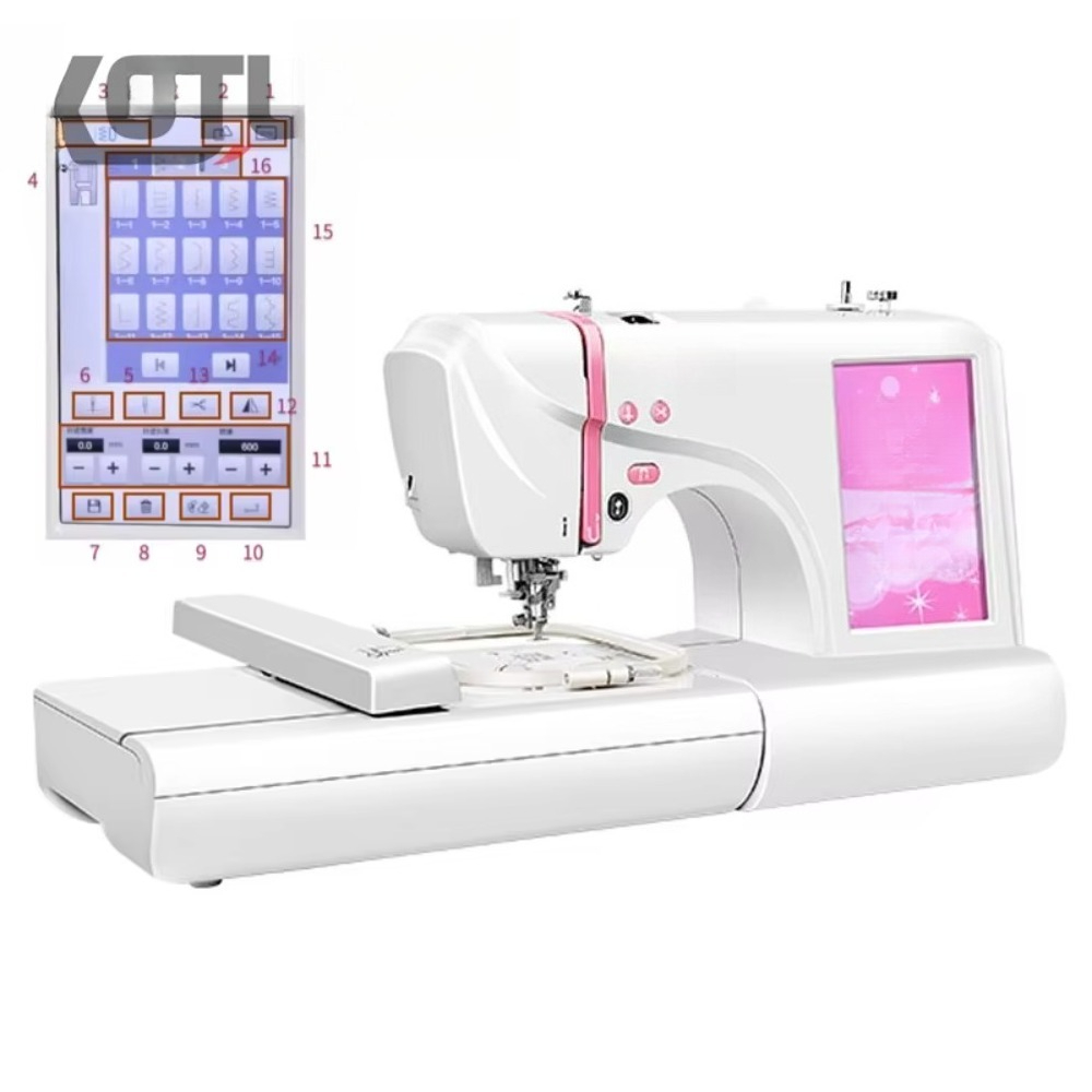 Multifunctional Computerized E - Embroidery Machine Computerized บทวิจารณ์และราคา