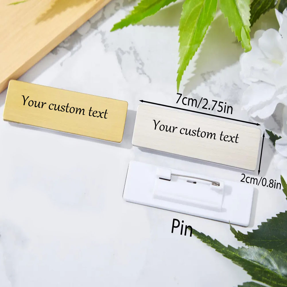 Customized Personalized Metal  - Embroidery Texture บทวิจารณ์และราคา