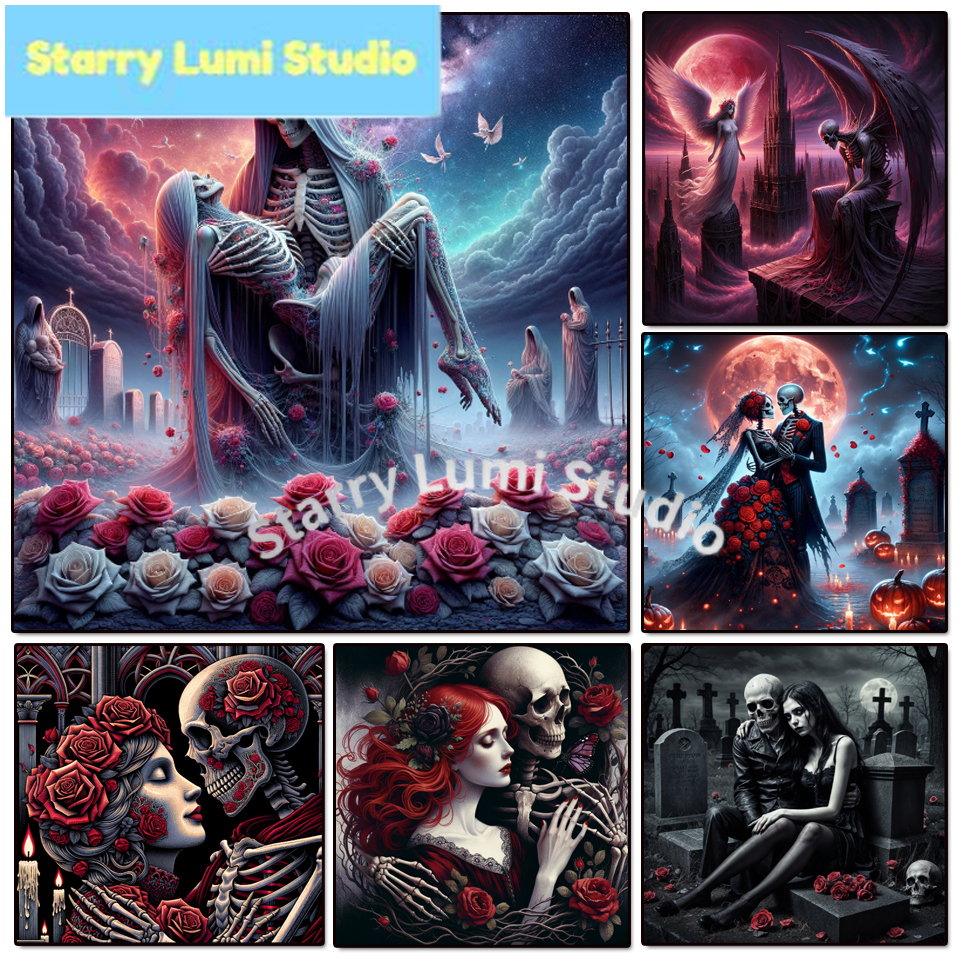 5D Diamond Painting Gothic Lad - Embroidery Rose บทวิจารณ์และราคา