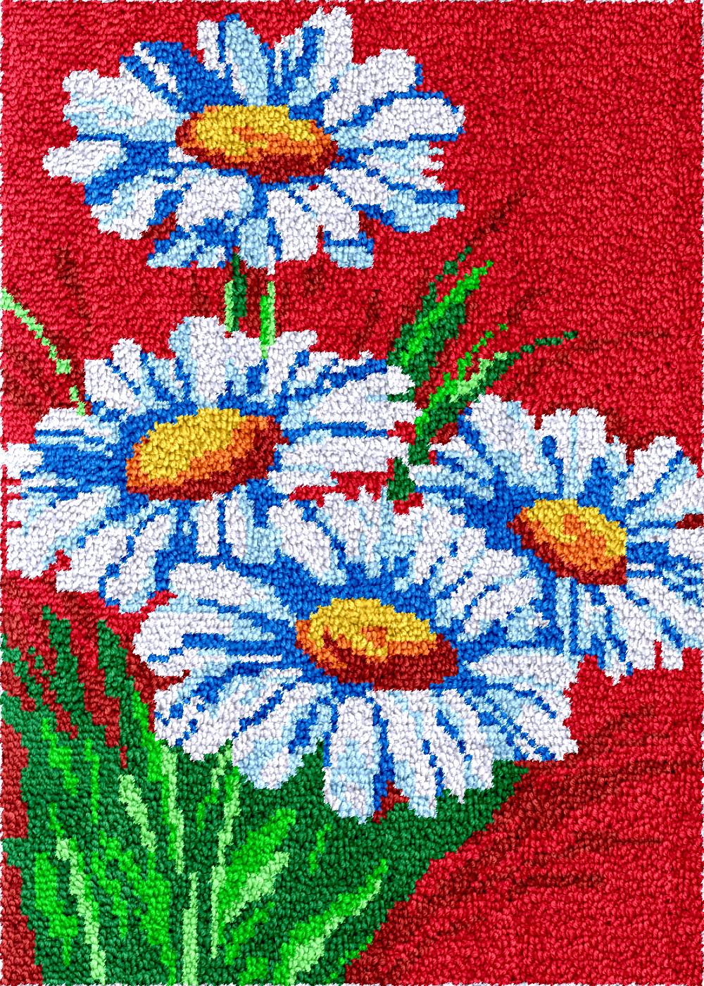 Flowers Daisy carpet embroider - Embroidery Daisy บทวิจารณ์และราคา