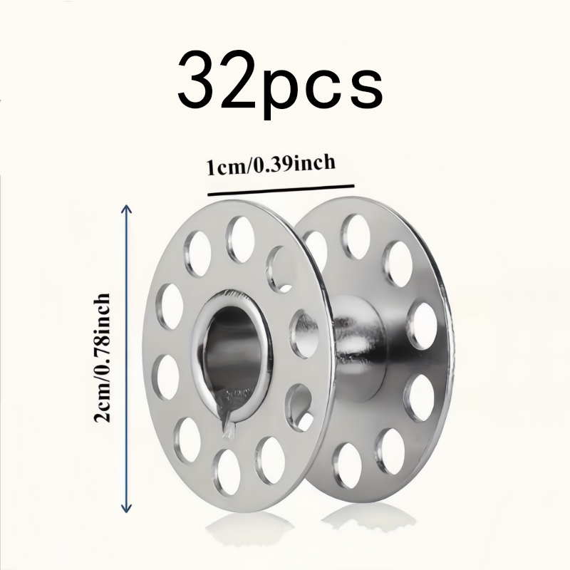 32Pcs Durable Metal Bobbins, F - Embroidery Machine บทวิจารณ์และราคา