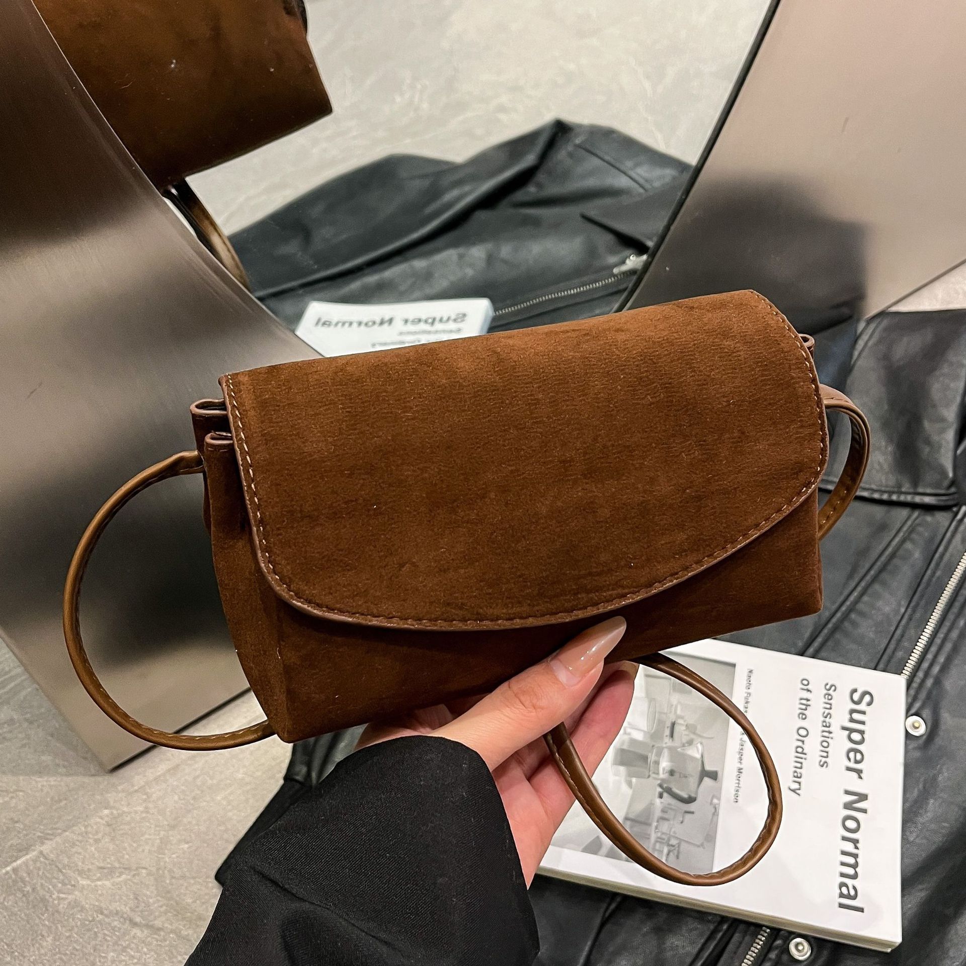 New Winter Crossbody Bag Women - Embroidery Texture บทวิจารณ์และราคา
