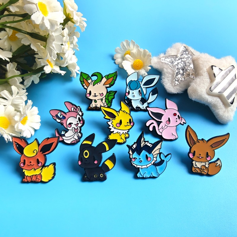 Hot 9 Pcs Anime Elf Brooch Set - Embroidery Tulle บทวิจารณ์และราคา