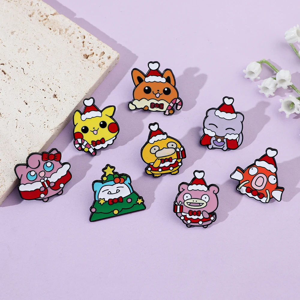 8 Pcs Christmas Slowpoke Brooc - Embroidery Tulle บทวิจารณ์และราคา